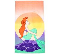 Jay Franco Disney Princesses Ariel Libre comme la mer - Serviette de Plage Extra Large - 86x162 cm - 100% Coton