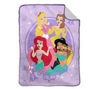 Jay Franco Disney Princesses Beauté intérieure - Couverture Sherpa Extra Douce - 130x150 cm - 100% Microfibre