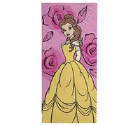 Jay Franco Disney Princesses Les Roses de Belle - Serviette de Plage - 71x147 cm - 100% Coton