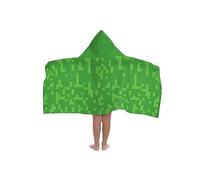 Jay Franco Disney Vaiana - Serviette Cape De Bain À Capuche 56 × 56 cm pour Enfants, Ultra Douce pour Bain, Plage, Piscine Et Voyage, Produit sous Licence Officielle, Orange