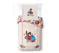 Jay Franco Kids Disney Moana Ensemble de Housse de Couette - Literie Ultra Douce avec taie d'oreiller, Housse Uniquement, Couette Non Incluse, Beige, 2 pièces Simple