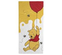 Jay Franco Kids Disney Winnie l'ourson Serviette de Plage 100% Coton - 71 x 147 cm Serviette de Bain Ultra-Douce, Piscine et Voyage, Produit sous Licence Officielle, Multicolore