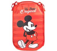 Jay Franco Panier à Linge Pop-up 80 l Disney Mickey Mouse - Panier de Rangement pour vêtements ou Jouets