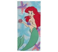 Jay Franco Serviette Enfant Disney La Petite Sirène Princesse Ariel - pour Le Bain, la Plage et la Piscine - 100% Coton, 71 x 147 cm - Serviette de Plage Fille ou garçon