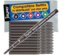 Jaymo Recharge pour stylo à bille Montblanc 128211 - Longueur 98 mm - 24 Noir