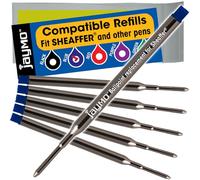 Jaymo Remplacement pour Sheaffer K 99325 - Mesure 95 mm de long - Recharge de stylo à bille - 6 bleu