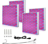 Jayseuw 4PCS Lampe LED pour plantes, 45W avec 225 LED rouge&bleu Lampe LED pour plantes, Lampe LED pour la croissance, lampes de croissance pour plantes d'intérieur, fleurs dans le jardin