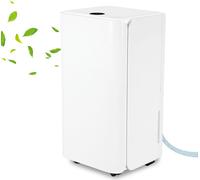 Jayseuw Déshumidificateur d'air - 16 L / jour, réservoir de 2L, jusqu'à 25 m², électrique, séchage de linge, minuterie, mode auto - capacité de déshumidification : 16 L/jour