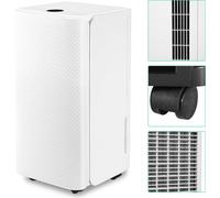 Jayseuw Déshumidificateur d'air 16L/jour, 20m²-25m², Déshumidificateur d'ambiance 38dB, 24H Timer Déshumidificateur, Dehumidifier
