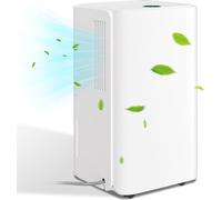 Jayseuw Déshumidificateur d'air mobile 16L/jour avec 2 vitesses, déshumidificateur d'air 38dB, déshumidificateur d'air y compris réservoir d'eau 2L & minuterie 24H, Dehumidifier