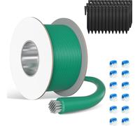Jayseuw Kit de câble périphérique 500 m Connecteur de câble Crochet LongLife Piquets Robot tondeuse