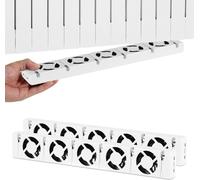 Jayseuw kit d'extension pour radiateur, universel, adaptateur secteur inclus, 5 ventilateurs Duo Set