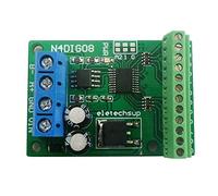 Jaywool 8Ch Entrée/Sortie Digital Switch TTL Lvttl Cmos Rs485 Io Control Module Modbus Rtu Board pour relais PLC (avec terminal)