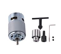 Jaywool Perceuse électrique DC 12-24 V 775 avec mandrin moteur CC pour polisseuse perceuse coupe