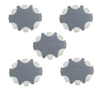 JB White - ProWax - Lot de 30 filtres à cérumen pour appareils auditifs | Pour haut-parleurs Oticon et Bernafon - 5 disques distributeurs avec 6 outils et 6 filtres - Gris