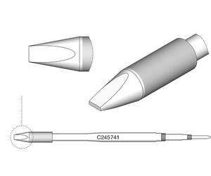 JBC C245741 Cartouche burin 2.4 x 0.6 HT, spéciale pour T245
