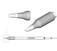 JBC Tools C245768 Panne à souder en forme de burin, taille de pointe droite, 0,3 mm, contenu 1 pièce.