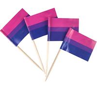 JBCD Lot de 200 décorations pour cupcakes Motif drapeau arc-en-ciel