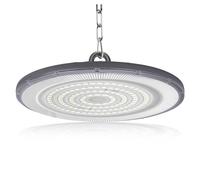 JBdusn 400W LED High Bay Lumière, 6500K UFO Projecteur Industriel Plafonnier d'atelier avec chaîne, IP65 Étanche Hall Lampe Spot Éclairage de Plafond pour usines, garages, entrepôts