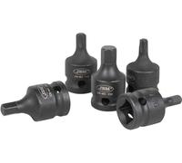 JBM 52344, Jeu de douilles pour liquet, Noir, 13 douilles, 1/2", Métrique, 1 450 mm