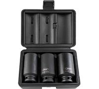 JBM 52694, Jeu de douilles pour liquet, Noir, 3 douilles, 1/2", Métrique, 30, 32, 36 mm
