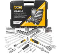 JCB Jeu d'outils 82 pièces 14,12 6 pans 4-32 mm Mallette à outils Kit d'outils
