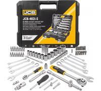 JCB | Jeu d'outils, 82TLG, hexagonal, 4-32mm, caisse à outils remplie, boîte à outils