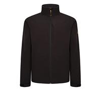 JCB Workwear - Veste Softshell - Veste polaire pour homme - Fermeture éclair intégrale - Poches latérales zippées - Ourlet et poignets réglables - Polyester - Noir, Noir , L