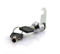 Jcbiz tubulaire Cam Serrure avec clés identiques Verrou de sécurité meubles matériel pour tiroir Cabinet Desk Table Table de bureau avec 2 Quinconce principales 20mm
