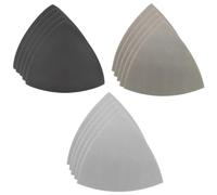 JchEnye Triangle Detail Sander Paper Sander Set 800/1500/3000 Grit 3-1/2 in. Silicon Carbide Sanding Pads 15 pcs.