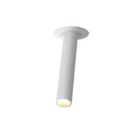 JCKJWL Spot LED encastrable à tube long noir/blanc, éclairage de plafond rotatif à angle, 12 W, for cuisine, chambre à coucher, arrière-plan de télévision Flexible(WHITE,NEUTRAL_30CM_12W)
