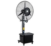 JCSRYD Brumisateur eau Ventilateur Kit de Ventilateur Brumisateur Extérieur pour une Brise Fraîche de Patio, Alimenté, Étanche et Durable, avec Réservoir D'eau de 42 L (Color : A 220V, Size : 81cm/3