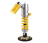 jcwwolk Lampe De Table à Amortisseur, Veilleuse LED Style Industriel, Lampe De Table Décorative LED à Ressort Imprimée en 3D, Luminosité Fixe, pour Salle De Jeux, Garage, Bureau