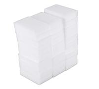 Jdeijfev Lot de 30 éponges de nettoyage en mélamine Blanc
