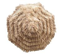 JDFVHJF 3.0m Toile de rechange pour parasol paille de jardin exterieur à frange,fait en plastique