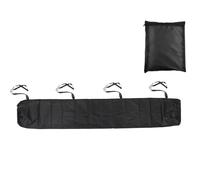 JDMA 5.5M Housse de Protection pour auvent d'extérieur avec Sac de Rangement - pour auvent de terrasse imperméable - étanche à la poussière - de Store avec Sac de Rangement