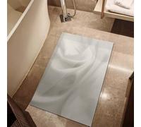Jdozfo Tapis de Bain Antiderapant Absorbant, Tapis de Douche Super Absorbant à Séchage Rapide, Lavable Bathroom Mat pour Salle de Bain, Éviers Cuisine et L'entrée Sol Lines 40x60cm 6-737