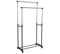 JE_CHERCHE_UNE_IDEE DOUBLE CLOTHES RAIL - CASTERS