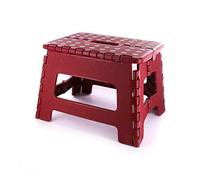 Je Cherche Une Idee KB19501 Marché Pied Pliable Plastique Noir/Gris/Rouge/Violet 29 x 22 x 22 cm *Coloris Aléatoire*