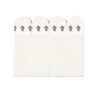 JE CHERCHE UNE IDEE Lot de 3 Languettes de Fixation Polyvalentes 5 kg Blanc