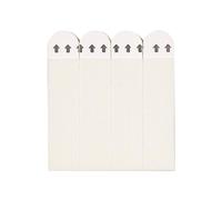 JE CHERCHE UNE IDEE Lot de 8 Languettes de Fixation Charge 7 kg Blanc