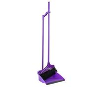 JE CHERCHE UNE IDEE Pelle et Balayette sur Pied Ergonomique Multicolore | Fer et polypropylène, pelle et balayette sur pied, ergonomique, ménage facilité, 24x25x81,5 cm, coloris aléatoire