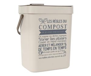 JE_CHERCHE_UNE_IDEE PLASTIC COMPOST BIN WITH HOOK