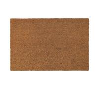 JE CHERCHE UNE IDEE - TX0177, Tapis Brossant en Coco 40x60 cm - Textile d'Intérieur Antidérapant, Design Marron Classique, Durable et Facile à Entretenir pour Entrée Accueillante