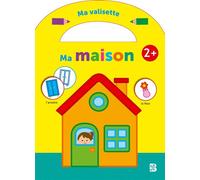Je colle et je colorie - Ma maison 2+ - Collectif - Le Ballon Eds - broché - Livre-jeu