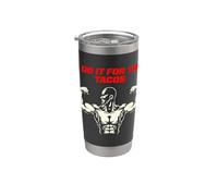 Je le fais pour la salle de sport Tacos Workout Gobelet isotherme en acier inoxydable double paroi