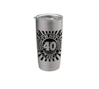Je n'ai pas 40 ans, j'ai 30 ans, dix ans. Gobelet isotherme en acier inoxydable double paroi