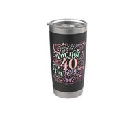 Je n'ai pas 40 ans, j'ai 30 ans, dix ans. Gobelet isotherme en acier inoxydable double paroi