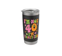 Je n'ai pas 40 ans, j'ai 30 ans, dix ans. Gobelet isotherme en acier inoxydable double paroi