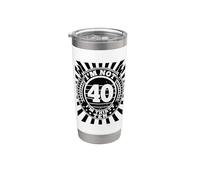 Je n'ai pas 40 ans, j'ai 30 ans, dix ans. Gobelet isotherme en acier inoxydable double paroi